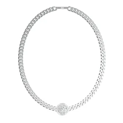 Γυναικείο Κολιέ Guess Jumn03007Jwst (45cm) από Ατσάλι Grey