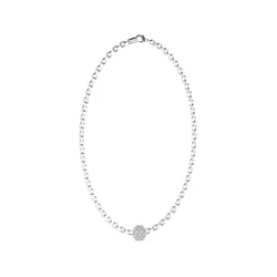 Ανδρικό Κολιέ Guess Jumn03229Jwst (45cm) από Ατσάλι Grey