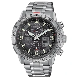 Ανδρικό Ρολόι Citizen Jy8100-80E (45,40mm) Μεταλλικό Μπρασελέ Ασημί