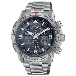 Ανδρικό Ρολόι Citizen Jy8100-80L (45,40mm) Μεταλλικό Μπρασελέ Ασημί
