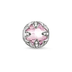 Γυναικείο Charm Thomas Sabo K0108-640-9 (1,1cm) από Ασήμι Silver, Pink