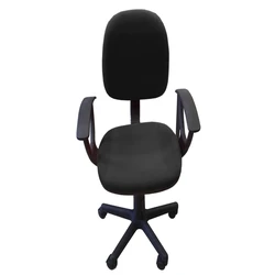 Velco Pro Systems Children's Office Chair Black with Armrests - Dimensions 57x47x81/92 cm (SKU K04767-1)