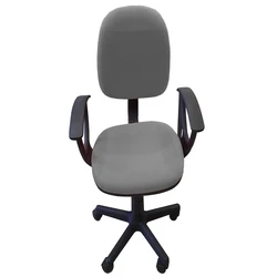 Velco Pro Systems Children's Office Chair - Gray with Armrests, 57x47x81/92cm