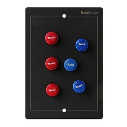 Kaisi Βάση Στήριξης Πλακέτας K-1208 Για Συγκόλληση, Μαγνητική, Μαύρη