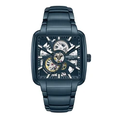 Kenneth Cole Ανδρικό Ρολόι 40mm Αυτόματο με Μπλε Ατσάλινο Μπρασελέ KCWGY0046502