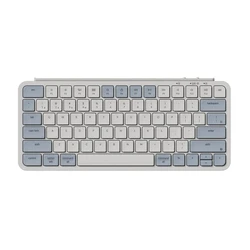 Πληκτρολόγιο Ασύρματο Keychron B1 Pro (B1P-K11) Ultraslim Mini BT ZMK customize Retro Blue 75% US