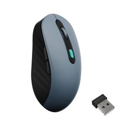 Keychron BM25 BM25-C61 Ασύρματο & Ενσύρματο Εργονομικό Bluetooth Ποντίκι Γκρι