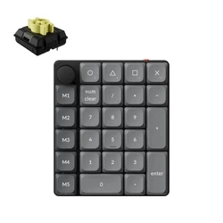 Keychron K0 Max K0M-H4 Ασύρματο Bluetooth Αριθμητικό Πληκτρολόγιο για Tablet Κόκκινο