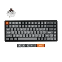 Gaming Πληκτρολόγιο Ασύρματο Keychron K2 Max (K2M-J3) QMK Wireless Mechanical Brown Switch (Hot-Swap) 75% Us Layout