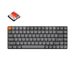 Gaming Πληκτρολόγιο Ασύρματο Keychron K3 Max QMK/VIA (K3M-H1) Mechanical Red Switch (Hot-Swappable) US
