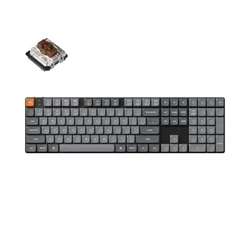 Gaming Πληκτρολόγιο Ασύρματο Keychron K5 Max QMK/VIA (K5M-H3) Mechanical Brown Switch (Hot-Swappable) US