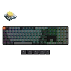 Πληκτρολόγιο Ασύρματο Keychron K5 V2 (K5X-B4) QMK Mechanical Banana Switch RGB 100% US Layout