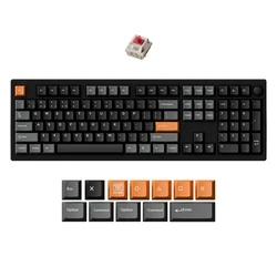 Keychron P6 Ultra P6-M1 Ασύρματο Gaming Μηχανικό Πληκτρολόγιο με Keychron Silk POM Red διακόπτες και RGB φωτισμό (Αγγλικό US)