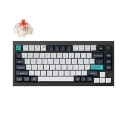 Gaming Πληκτρολόγιο Ασύρματο Keychron Q1 Max QMK/VIA (Q1M-M1) Custom Mechanical Red Switch US Layout