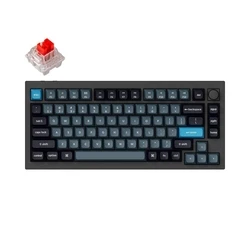 Gaming Πληκτρολόγιο Ασύρματο Keychron Q1 Pro QMK/VIA (Q1P-M1) Mechanical Red Switch US Layout