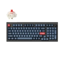 Gaming Πληκτρολόγιο Ασύρματο Keychron V5 Max QMK/VIA (V5M-D1) (BT/2,4/Wired) Mechanical Red Switch US