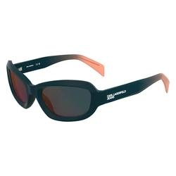 UNISEX Γυαλιά Ηλίου KARL LAGERFELD KLJ6200S (57/21/140) - Μπλε φακοί, Μαύρο σκελετό