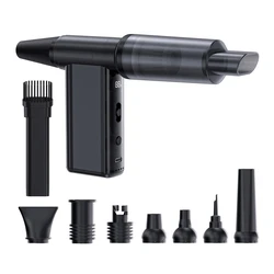 Σκουπάκι Χειρός Kinzir 2 σε 1 & Air Duster Ad51, 180W, 4000mAh, Μαύρο