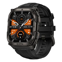 KOSPET Tank M4 Smartwatch 50mm Μαύρο (M/L) — 1.96" AMOLED, GPS, 10 ATM, IP69K