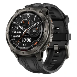 Kospet Tank T4 Stainless Steel 49mm Αδιάβροχο Smartwatch με Παλμογράφο (Μαύρο - M/L)