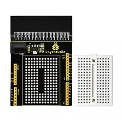Μικροηλεκτρονικά Keyestudio Micro:bit prototyping shield V1 KS0292, με small breadboard