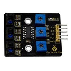 Μικροηλεκτρονικά Keyestudio 3-channel infrared line tracking sensor KS0453
