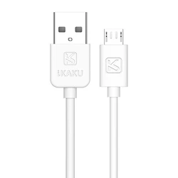 Καλώδιο Micro USB Kakusiga σε USB KSC-332, 2.4A, 480Mbps, 2M, Λευκό