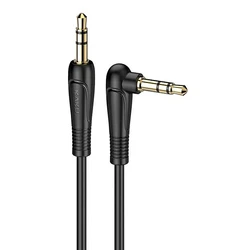 Καλώδιο Ήχου Kakusiga 3.5mm KSC-521, Aux, 90°, Hifi 1M, Μαύρο