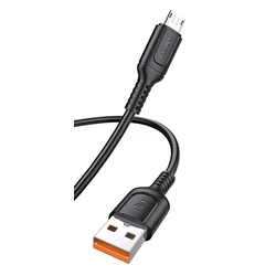 KAKUSIGA καλώδιο micro USB σε USB KSC 805 2 4A 480Mbps 1m μαύρο