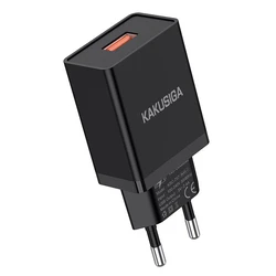 KAKUSIGA φορτιστής τοίχου USB 2.4A μαύρος KSC-930