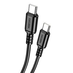 Καλώδιο USB-C Kakusiga σε USB-C KSC-982, 60W, 480Mbps, 1M, Μαύρο