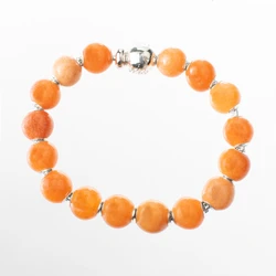 Γυναικείο Βραχιόλι Thomas Sabo Kt14286610L16 από Ασήμι Orange