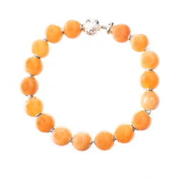 Γυναικείο Βραχιόλι Thomas Sabo Kt14286610L17 από Ασήμι Orange
