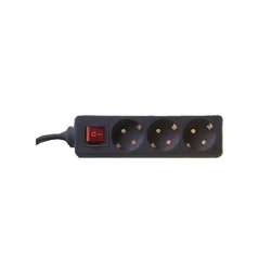3-Socket Power Strip with On/Off Switch and 1.5m Cable KF-B-03KA