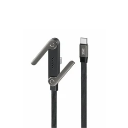 XO NB-Q311 Πλεκτό Flat Καλώδιο USB-C σε USB-C 240W PD 1.5m