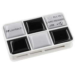 Card Reader Lamtech MULTI Black SILVER