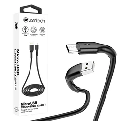 Καλώδιo USB Lamtech Data Micro 1m Black