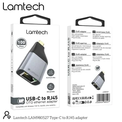 Αντάπτορας Δικτύου Lamtech USB-C To Rj45 Otg Ehternet
