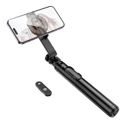 Lamtech 2‑in‑1 Μαγνητική Bluetooth v5.2 Βάση Live Broadcast 1.5m Μαύρη (LAM981111)