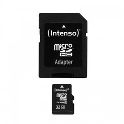 Κάρτα Μνήμης microSDHC 32GB 12/20 Class 10 +AD ITO Intenso