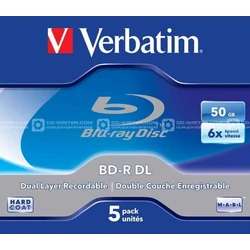 BD-R Verbatim 50GB 5 Τεμαχια DL