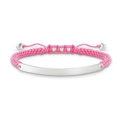 Γυναικείο Βραχιόλι Thomas Sabo Lba00491739L1 (19cm) από Ασήμι Pink, Silver