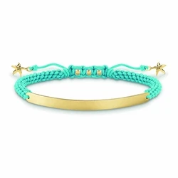 Γυναικείο Βραχιόλι Thomas Sabo A00608481L21V (21cm) από Ασήμι Golden, Blue