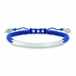 Γυναικείο Βραχιόλι Thomas Sabo A00668971L21V (21cm) από Ασήμι Blue, Silver