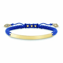 Γυναικείο Βραχιόλι Thomas Sabo A00678991L21V (21cm) από Ασήμι Blue, Gold