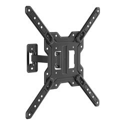 SBOX LCD-441-2 Βάση Τηλεόρασης Τοίχου Full Motion 23"-65" έως 30kg Ασημί