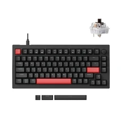 Gaming Πληκτρολόγιο Ενσύρματο Lemokey X4 QMK (X4-A3) Wired Mechanical 75% Brown Switch US Layout