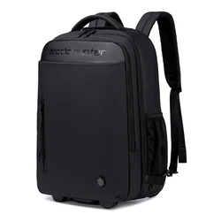 ARCTIC HUNTER Travel Bag with 15.6 Laptop Compartment Wheeled 27L Black