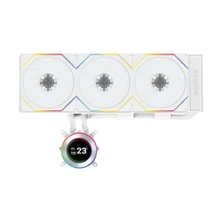 LIAN LI HydroShift II LCD-C 360 Λευκό AIO Υδρόψυκτο CPU με TL RGB TL‑FLEX ανεμιστήρες