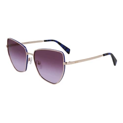 Liu Jo Women Sunglasses LJ159S-5816714, Golden Metal Frame, Category 2 Lenses, 58/16/140 mm
